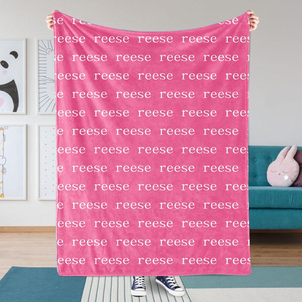 Personalized Name Premium Fleece Blanket